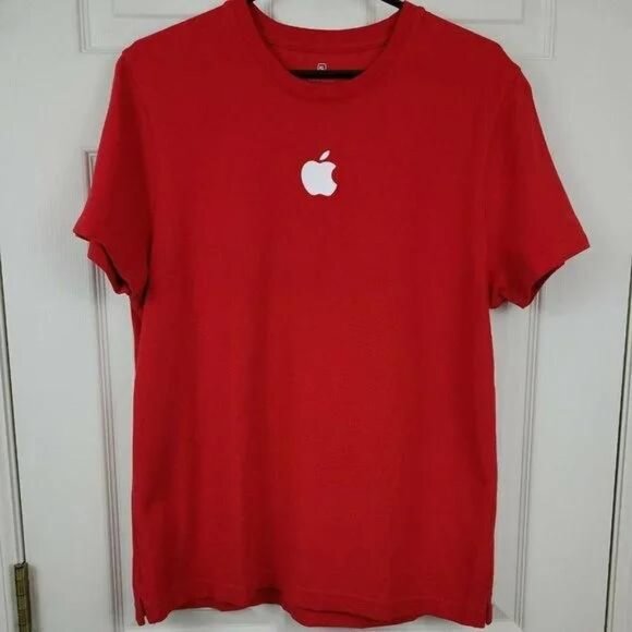 Women's Apple Store Employee Waffle Embroidered Shirt Size XL - Picture 1 of 6
